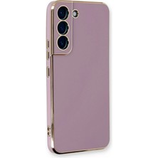 Newface Samsung Galaxy S22 Plus Kılıf Volet Silikon - Mor