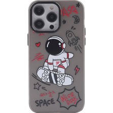 Newface Iphone 13 Pro Max Kılıf Prada Desenli Kapak - Prada Siyah - 1