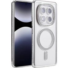 Newface Xiaomi Redmi Note 14 Pro 4g Joke Simli Magneticsafe Kılıf - Gümüş