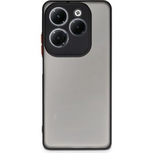 Newface Infinix Hot 40 Pro Kılıf Montreal Silikon Kapak - Siyah