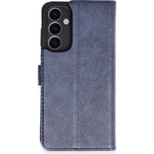 Evyora Newface Samsung Galaxy A25 5g Kılıf Trend S Plus Kapaklı Kılıf - Lacivert