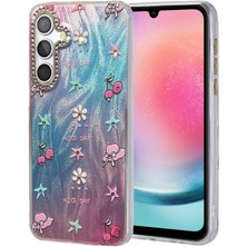 Evyora Newface Samsung Galaxy A24 4g Kılıf Blade Aynalı Desenli Kapak - Desen 4