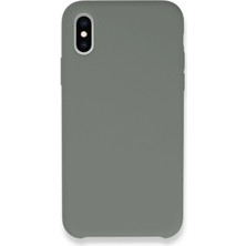 Newface Iphone Xs Max Kılıf Lansman Legant Silikon - Gri