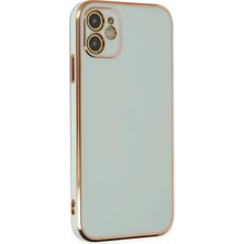 Newface Iphone 12 Kılıf Volet Silikon - Açık Yeşil