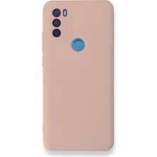 Newface General Mobile Gm 21 Plus Kılıf Nano Içi Kadife Silikon - Pudra