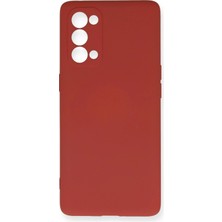 Evyora Newface Oppo Reno 5 Pro Kılıf Nano Içi Kadife Silikon - Kiremit