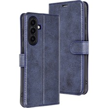 Newface Samsung Galaxy A56 Kılıf Trend S Plus Kapaklı Kılıf - Lacivert