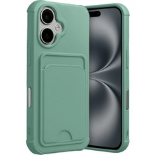 Newface Apple Iphone 17 Kelvin Kartvizitli Silikon - Açık Yeşil