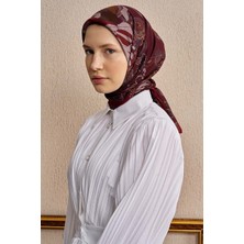 Bordo Ed Scarf Vision Art Collection Flare Eşarp