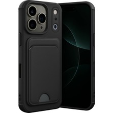 Newface Apple Iphone 17 Pro Kelvin Kartvizitli Silikon - Siyah