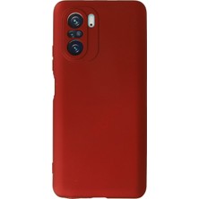 Newface Xiaomi Poco F3 Kılıf First Silikon - Kırmızı