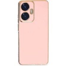 Newface Realme C55 Kılıf Volet Silikon - Pembe