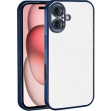 Newface Apple Iphone 17 Razer Lensli Silikon - Lacivert