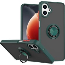 Evyora Newface Samsung Galaxy A07 4g Montreal Yüzüklü Silikon Kapak - Yeşil