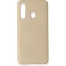 Newface Samsung Galaxy M40 Kılıf Nano Içi Kadife Silikon - Kemik