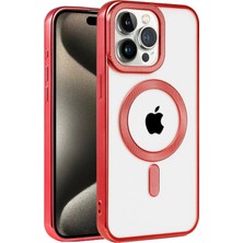 Newface Iphone 14 Pro Max Kılıf Kronos Magsafe Kapak - Kırmızı