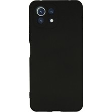 Evyora Newface Xiaomi Mi̇ 11 Lite Kılıf Nano Içi Kadife Silikon - Siyah