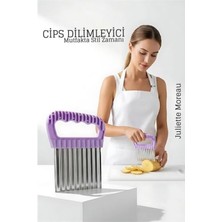 MiraLive Şekilli Pratik Cips Dilimleyici Paslanmaz Çelik  – 9X13 cm