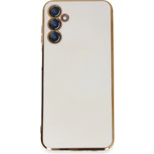 Newface Samsung Galaxy M14 5g Kılıf Volet Silikon - Beyaz