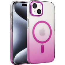 Evyora Newface Apple Iphone 15 Glossy Magsafe Kapak - Mor