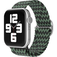 Newface Apple Watch 38MM Star Kordon - Zigzag Yeşil-Siyah