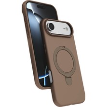 Evyora Newface Apple Iphone 17 Air Regal Magsafe Standlı Kapak - Çöl Titanyum