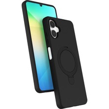 Newface Samsung Galaxy A06 Regal Magsafe Standlı Kapak - Siyah