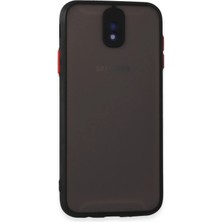 Evyora Newface Samsung Galaxy J7 Pro / J730 Kılıf Montreal Silikon Kapak - Siyah