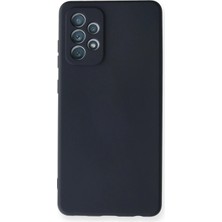 Newface Samsung Galaxy A72 Kılıf Nano Içi Kadife Silikon - Lacivert