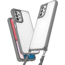 Evyora Newface Samsung Galaxy A23 4g Kılıf Penta Silikon Kılıf - Titan Gri