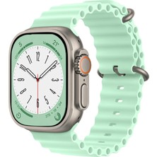 Evyora Newface Apple Watch 42MM Ocean Kordon - Açık Yeşil