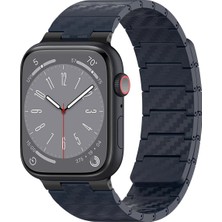Movenchy Watch 45MM Carbon Steel Kordon - Lacivert