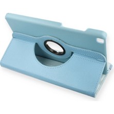 Newface Samsung Galaxy T290 Tab A 8 Kılıf 360 Tablet Deri Kılıf - Turkuaz