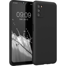 Newface Samsung Galaxy A03S Kılıf First Silikon - Siyah