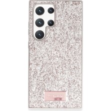 Evyora Onegif Samsung Galaxy S24 Ultra Bright Simli Kapak - Gold