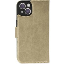 Newface Iphone 14 Kılıf Trend S Plus Kapaklı Kılıf - Gold