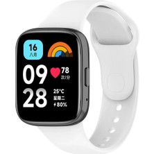 Evyora Newface Xiaomi Redmi Watch 3 Active Klasik Kordon - Beyaz