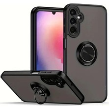 Evyora Newface Samsung Galaxy A17 5g Montreal Yüzüklü Silikon Kapak - Siyah