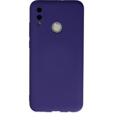 Newface Huawei P Smart 2019 Kılıf Nano Içi Kadife Silikon - Mor