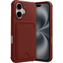 Evyora Newface Apple Iphone 17 Kelvin Kartvizitli Silikon - Bordo