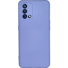 Newface Oppo A74 4g Kılıf Nano Içi Kadife Silikon - Lila