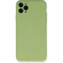 Newface Iphone 11 Pro Max Kılıf Nano Içi Kadife Silikon- Yeşil