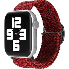 Evyora Newface Apple Watch 38MM Star Kordon - Siyah-Bordo