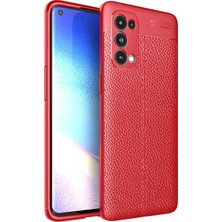 Evyora Newface Oppo Reno 5 Pro Kılıf Auto Focus Kapak - Kırmızı