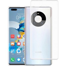 Newface Huawei Mate 40 Pro Kılıf Lüx Şeffaf Silikon