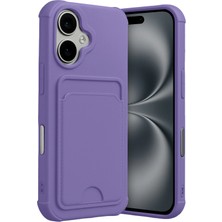Newface Apple Iphone 17 Kelvin Kartvizitli Silikon - Lila