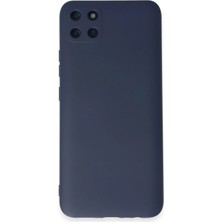 Newface Realme C11 Kılıf Nano Içi Kadife Silikon - Lacivert