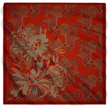 Turuncu Ed Scarf Vision Art Collection Flare Eşarp