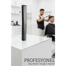 MiraLive Kuaför Saç Kesim Tarağı - Profesyonel Eğimli Tasarım Berber Kesim Tarağı