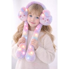 Gigi Giyim Karakterli Işıklı Sesli Oynar Kulaklı Peluş Çocuk Kulaklık